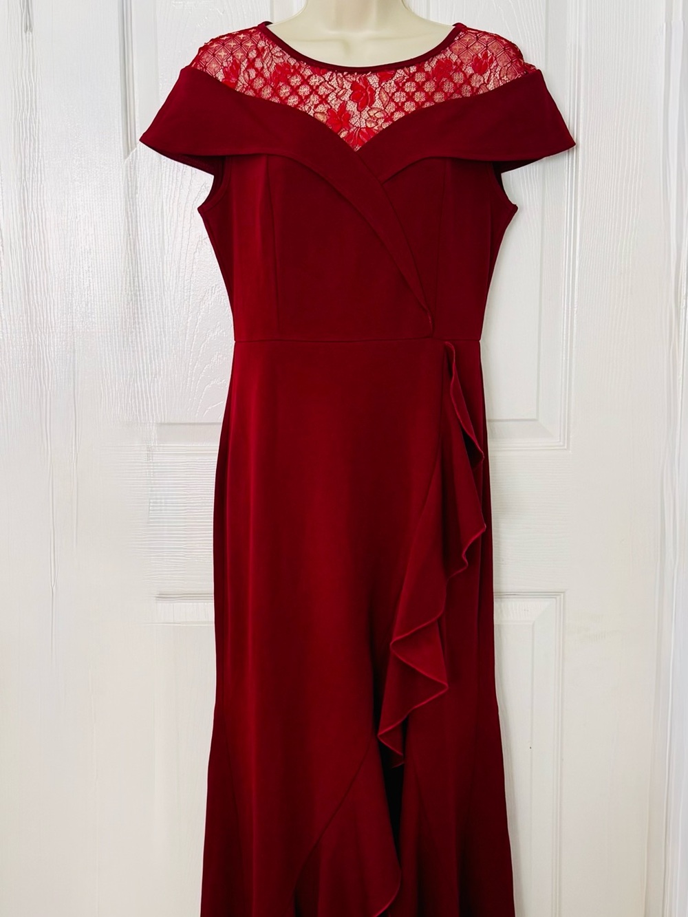 VFShow Maxi Dress Dark Red Holiday Parties Wedding Mother of Bride New with Tag